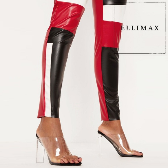 NEW🔥 Transparent Open Toe Clear Heel Slide Sandal - Picture 6 of 6